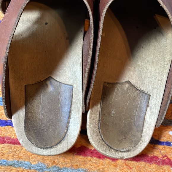 No. 6 Frieda clog brown chestnut leather size 42 - Picture 4 of 14